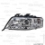 1EL 008 473-071 - Audi A6 (4B, C5) 06/01-01/05 Головная (основная) Блок-Фара Би-Ксенон (под лампу D2S/H7; Электрокорректор) лев.