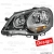 1EE 247 019-801 - VW Polo IV (9N2) 05/05-> Основная фара черный, комплект