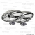 1NA 007 891-821 - Comet FF-100 Фара противотуманного света (комплект 2 фары, цвет корпуса базальт)