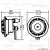 Hella - 3AF 003 399-041 - .   . 12V 375 Hz.   B133 (78W, 118dB)