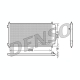 DCN40010 - Конденсатор (радиатор кондиционера) Honda (648/353.8/16мм) (Denso)