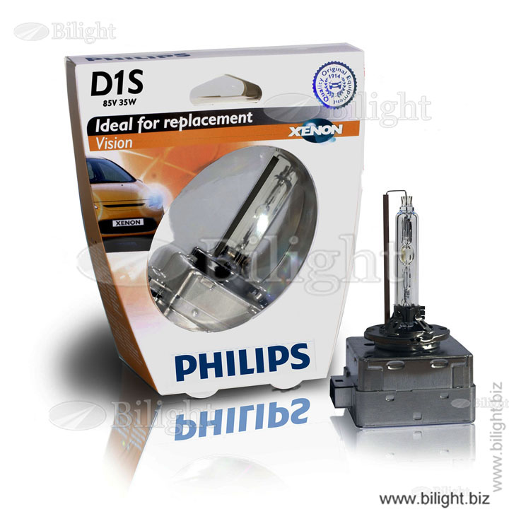 85415VIS1 - D1S 85V-35W (PK32d-2) Vision (Philips) - Лампа ксеноновая (газоразрядная) автомобильная - Philips Xenon